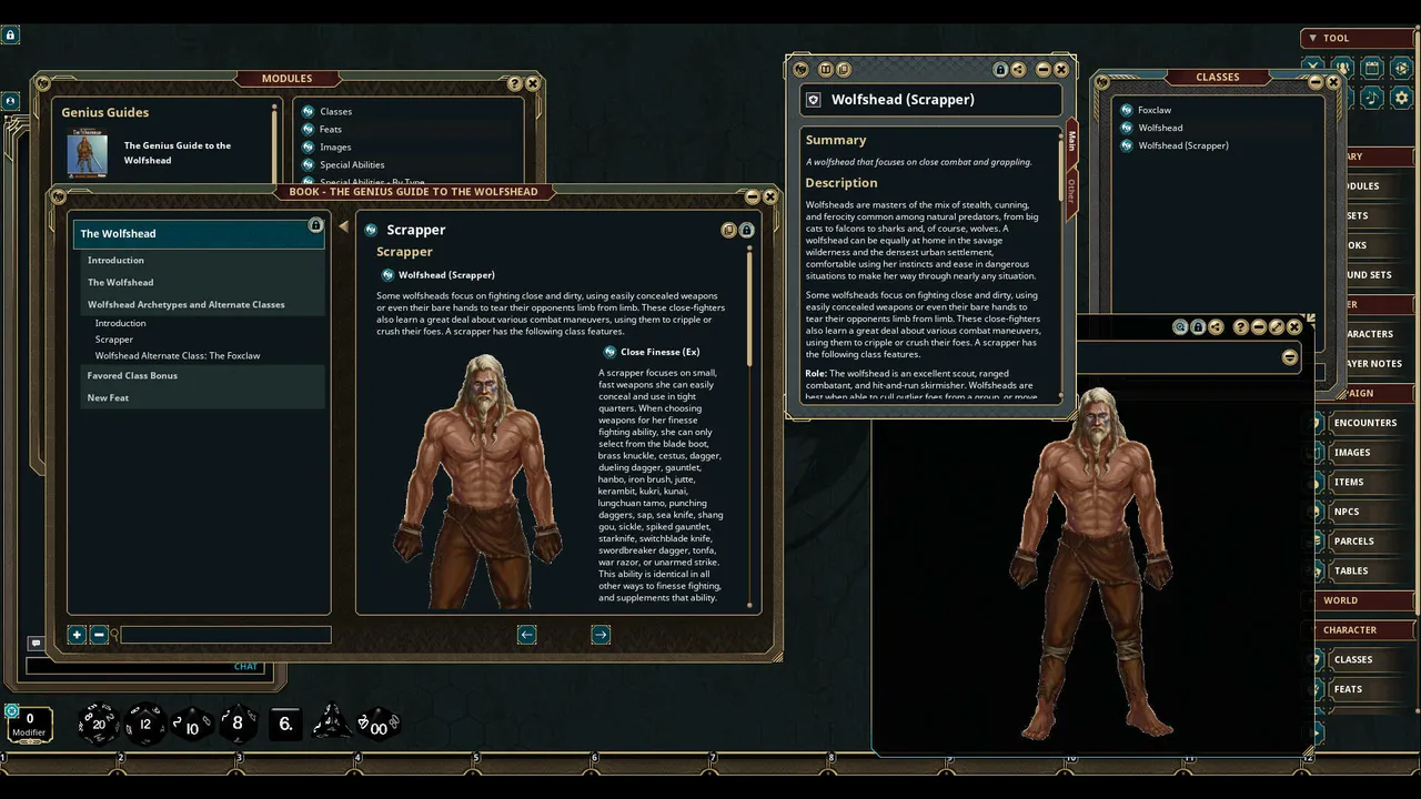 Fantasy Grounds - The Genius Guide to the Wolfshead Screenshot 2