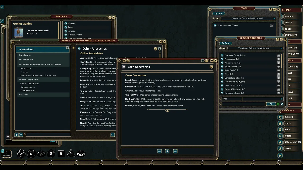 Fantasy Grounds - The Genius Guide to the Wolfshead Screenshot 1