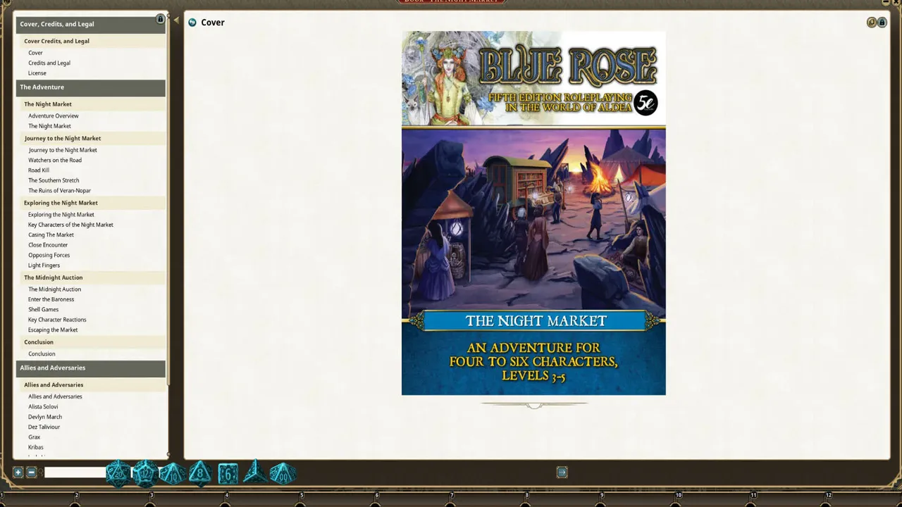 Fantasy Grounds - Blue Rose Adventure: The Night Market Screenshot 0