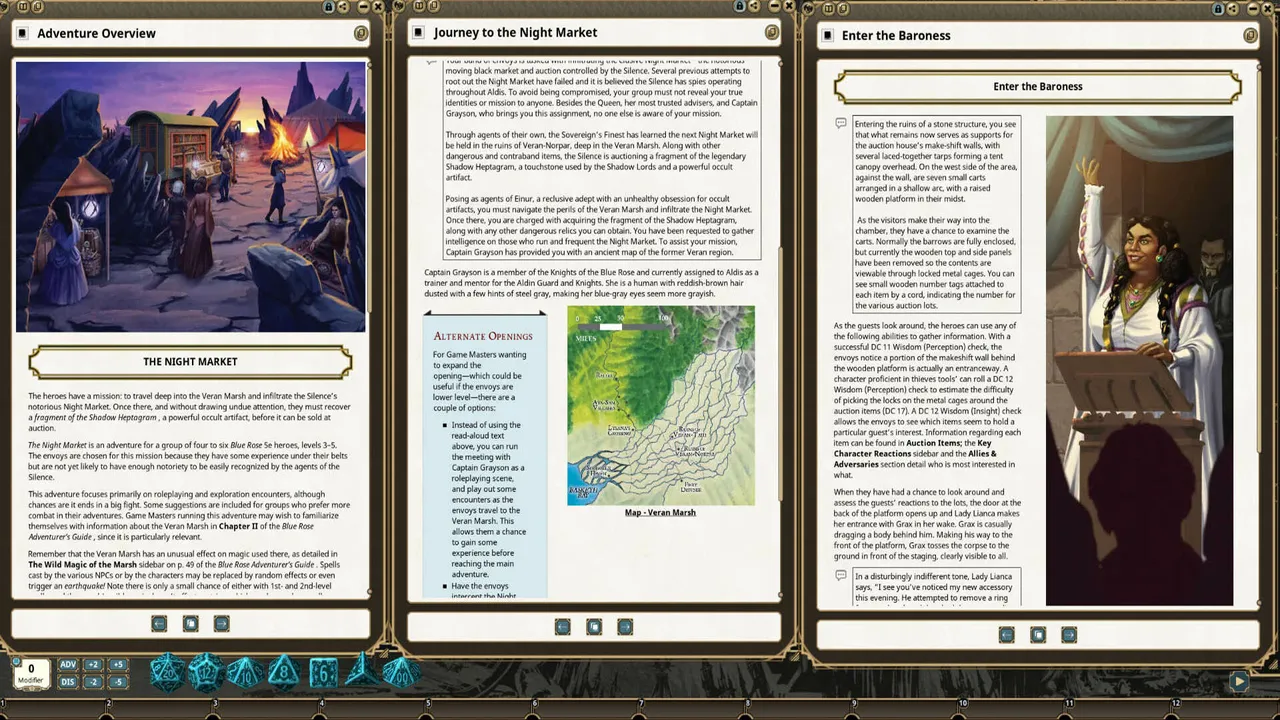 Fantasy Grounds - Blue Rose Adventure: The Night Market Screenshot 4