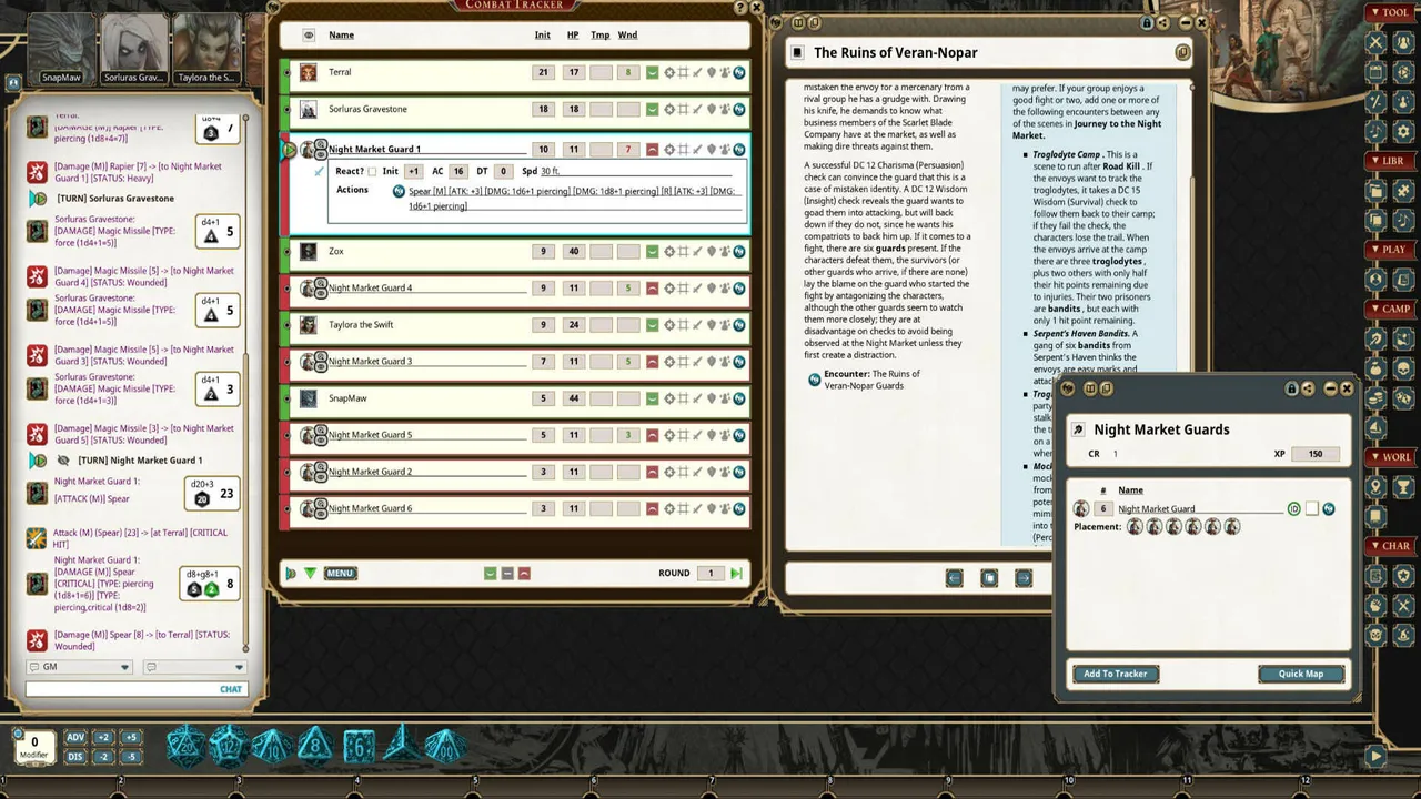 Fantasy Grounds - Blue Rose Adventure: The Night Market Screenshot 2