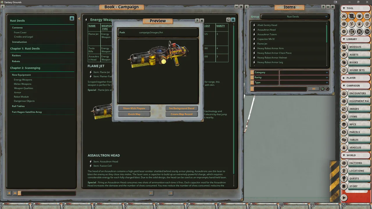 Fantasy Grounds - Fallout RPG - NPC Pack 1 - The Rust Devils Screenshot 2