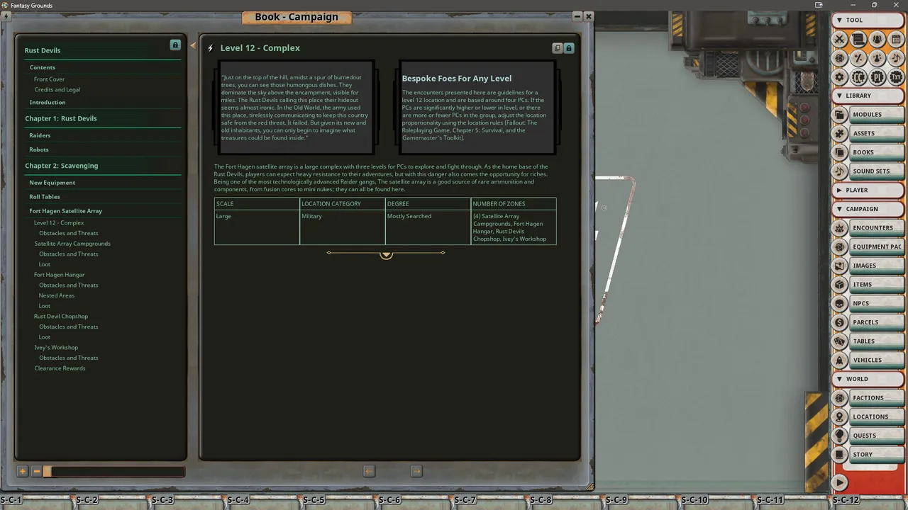 Fantasy Grounds - Fallout RPG - NPC Pack 1 - The Rust Devils Screenshot 0