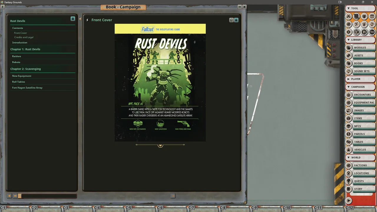 Fantasy Grounds - Fallout RPG - NPC Pack 1 - The Rust Devils Screenshot 1