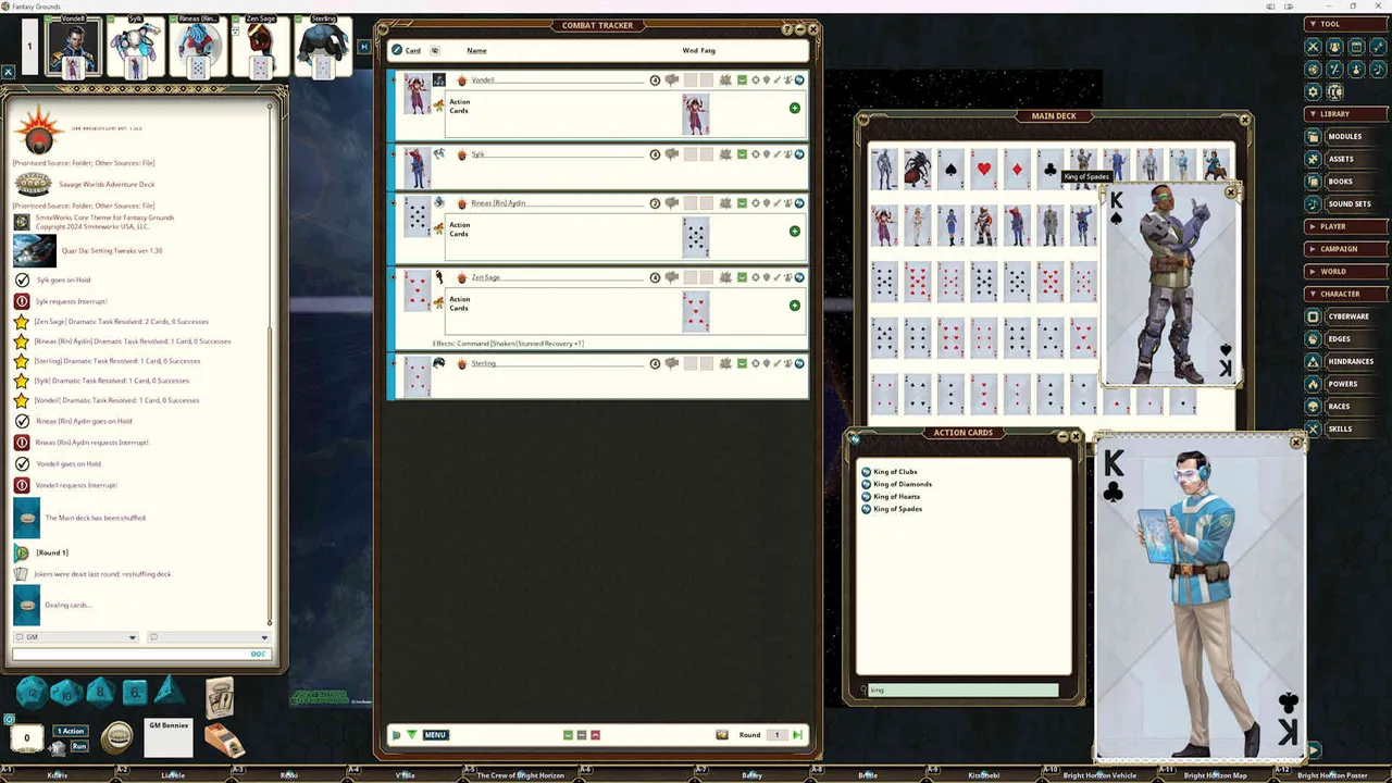 Fantasy Grounds - Science Fiction Action Deck (SWADE) Screenshot 2