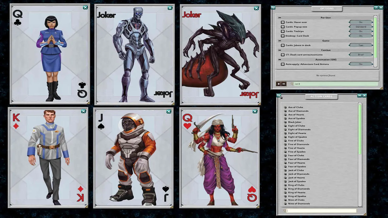 Fantasy Grounds - Science Fiction Action Deck (SWADE) Screenshot 0