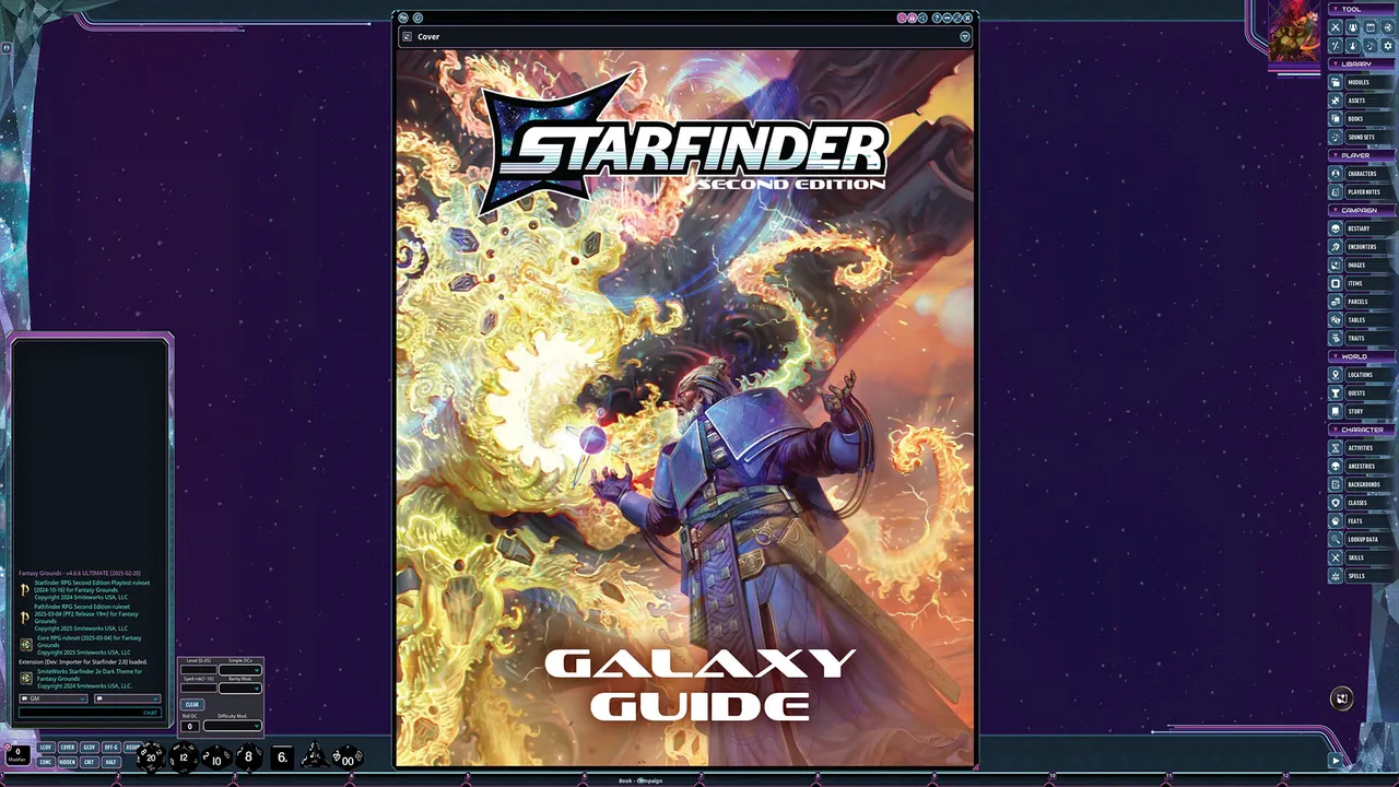 Fantasy Grounds - Starfinder 2 RPG - Starfinder Galaxy Guide Screenshot 1