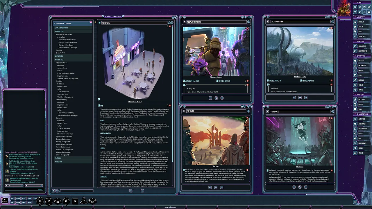 Fantasy Grounds - Starfinder 2 RPG - Starfinder Galaxy Guide Screenshot 4