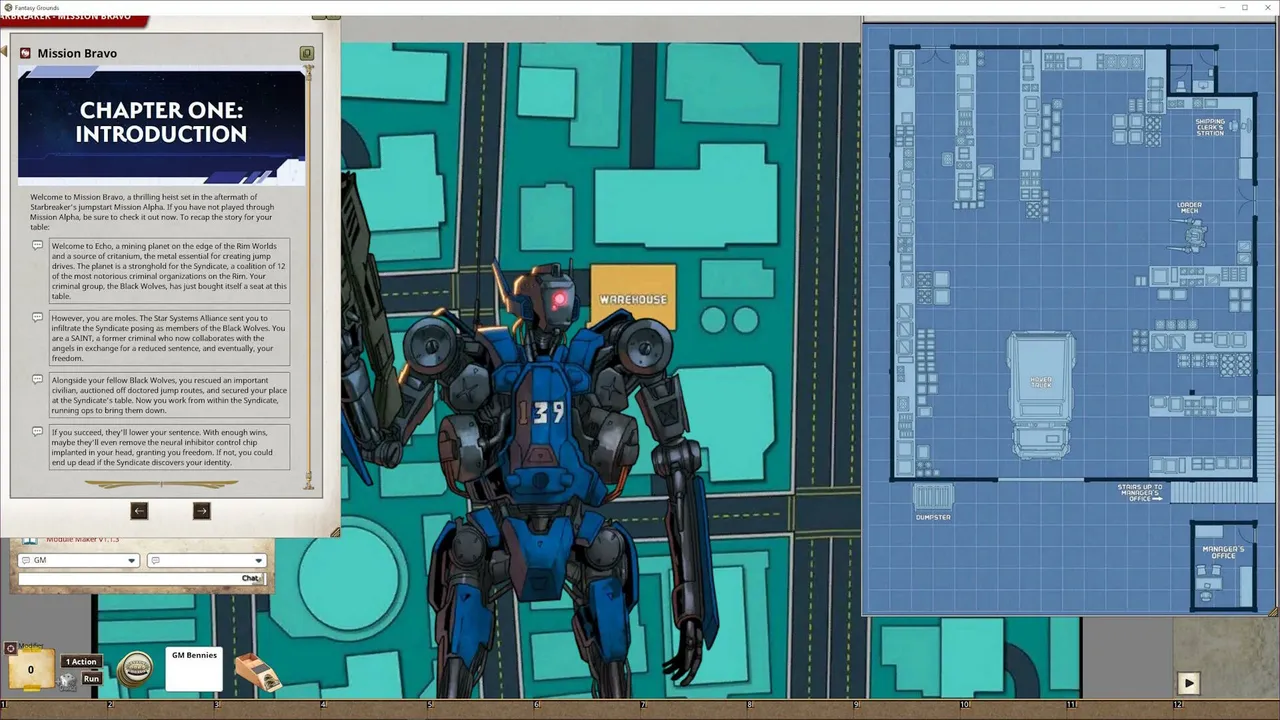 Fantasy Grounds - Starbreaker - Mission Bravo Screenshot 2