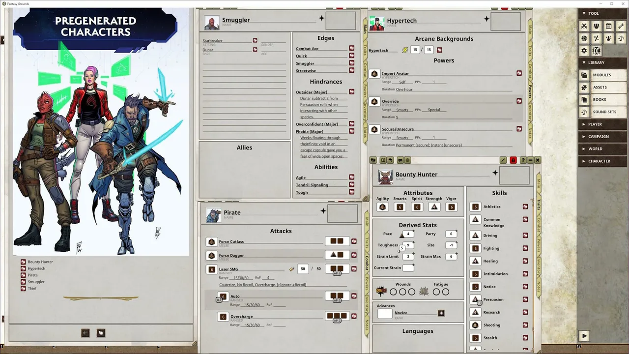 Fantasy Grounds - Starbreaker - Mission Bravo Screenshot 1