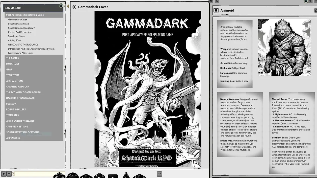 Fantasy Grounds - Gammadark Screenshot 7