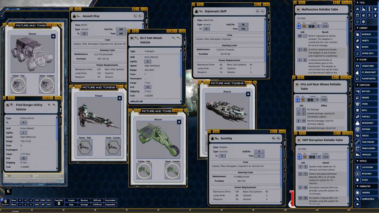 Fantasy Grounds - Traveller - Field Catalogue Screenshot 3