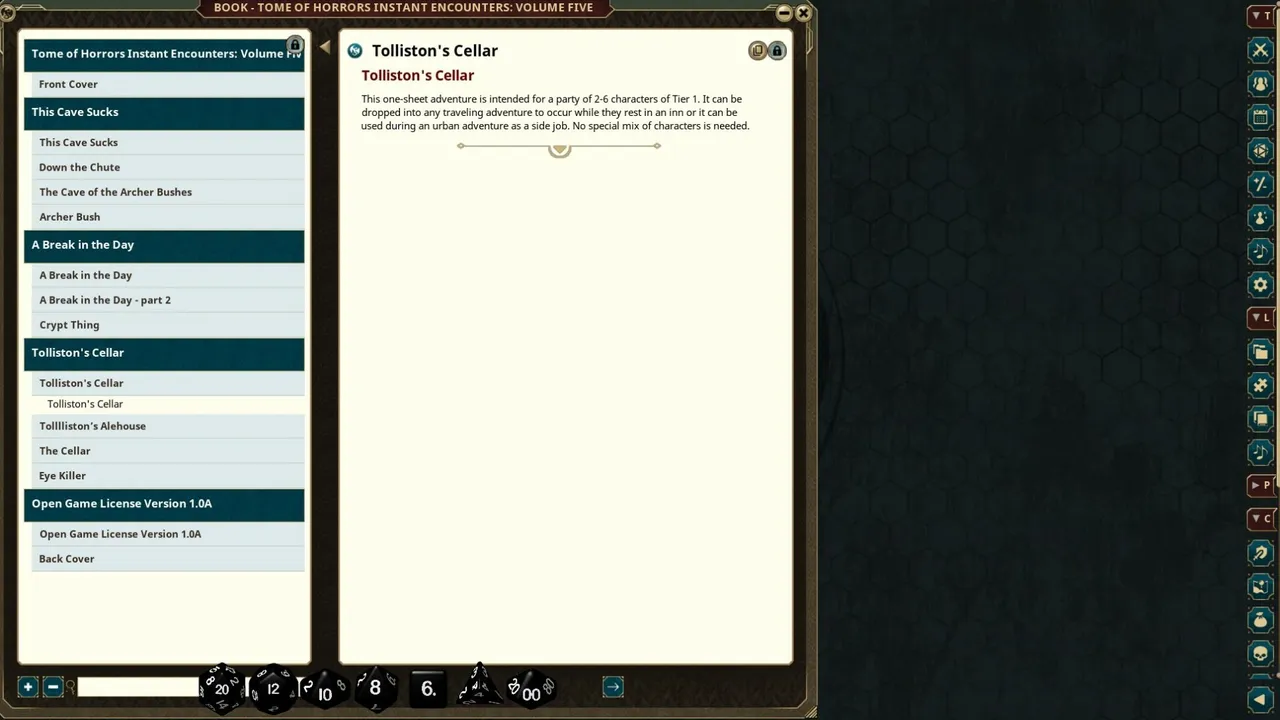 Fantasy Grounds - Tome of Horrors Instant Encounters Volume Five (5E) Screenshot 2