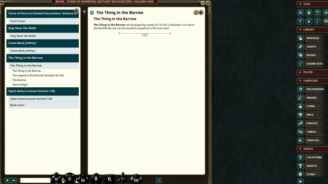 Fantasy Grounds - Tome of Horrors Instant Encounters Volume One (5E) Screenshot 4