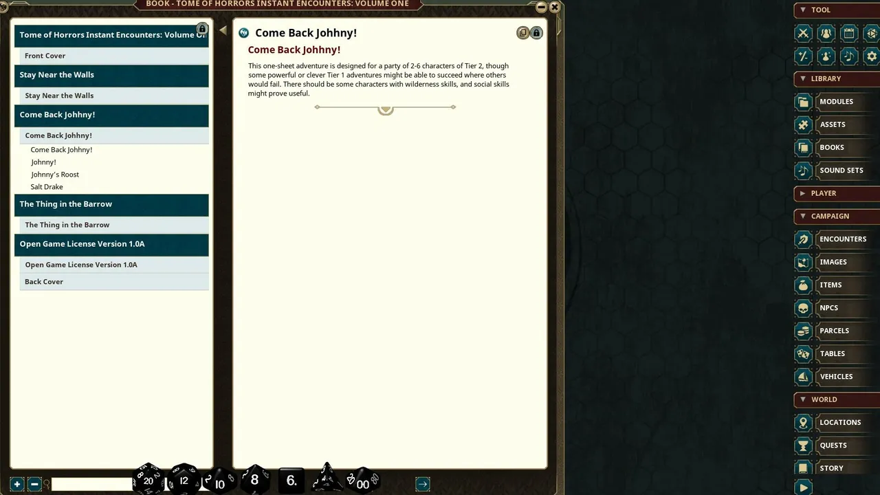 Fantasy Grounds - Tome of Horrors Instant Encounters Volume One (5E) Screenshot 3