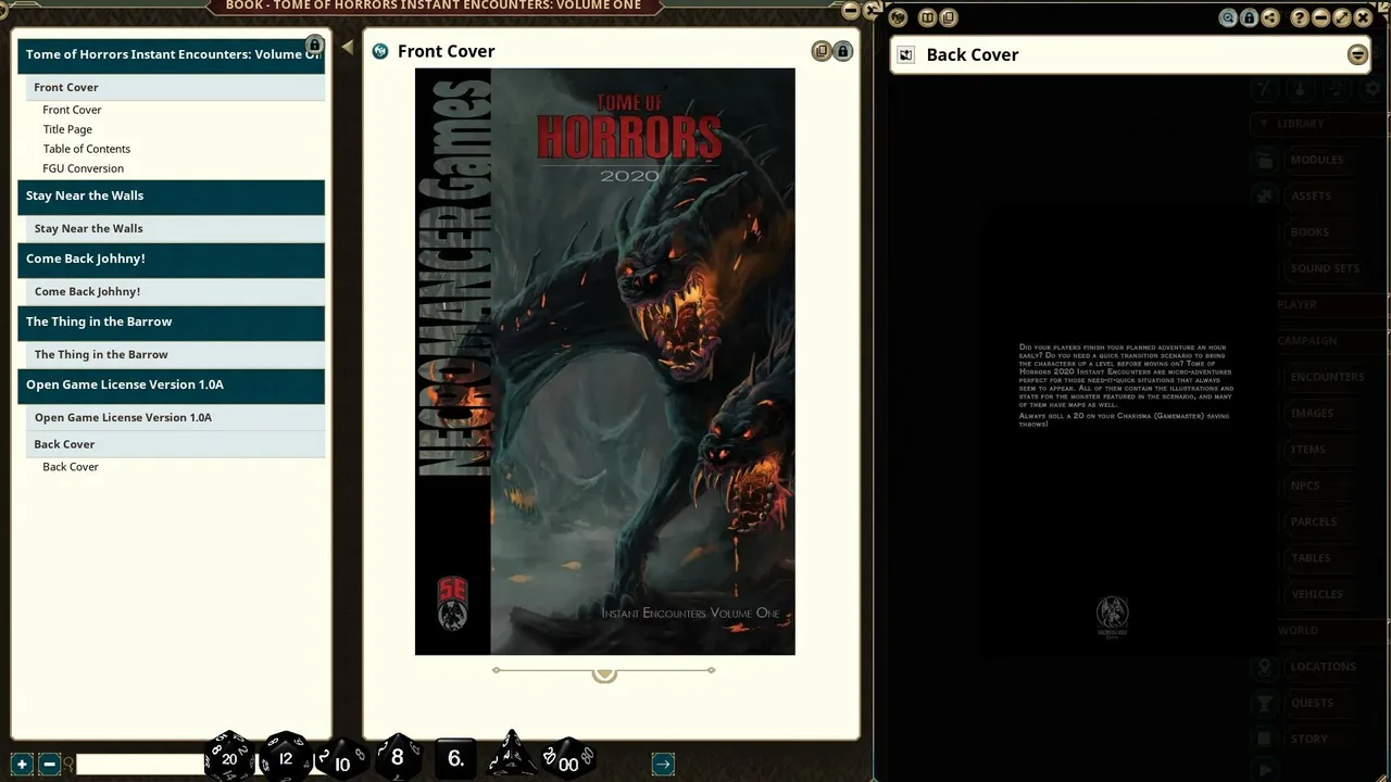 Fantasy Grounds - Tome of Horrors Instant Encounters Volume One (5E) Screenshot 2