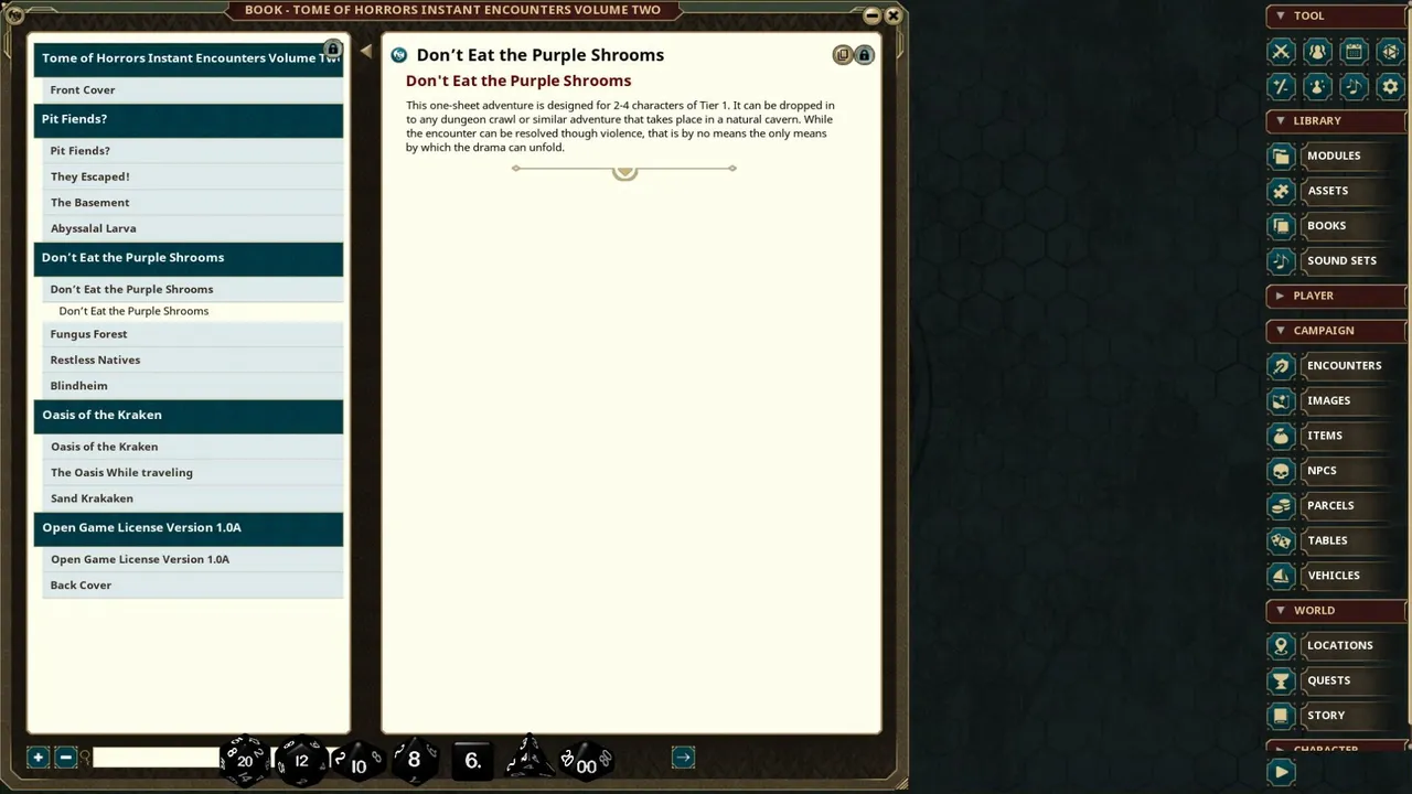 Fantasy Grounds - Tome of Horrors Instant Encounters Volume Two (5E) Screenshot 3