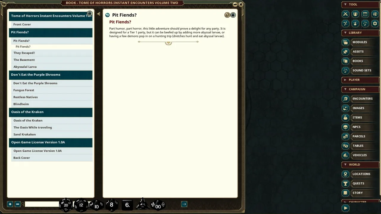 Fantasy Grounds - Tome of Horrors Instant Encounters Volume Two (5E) Screenshot 2