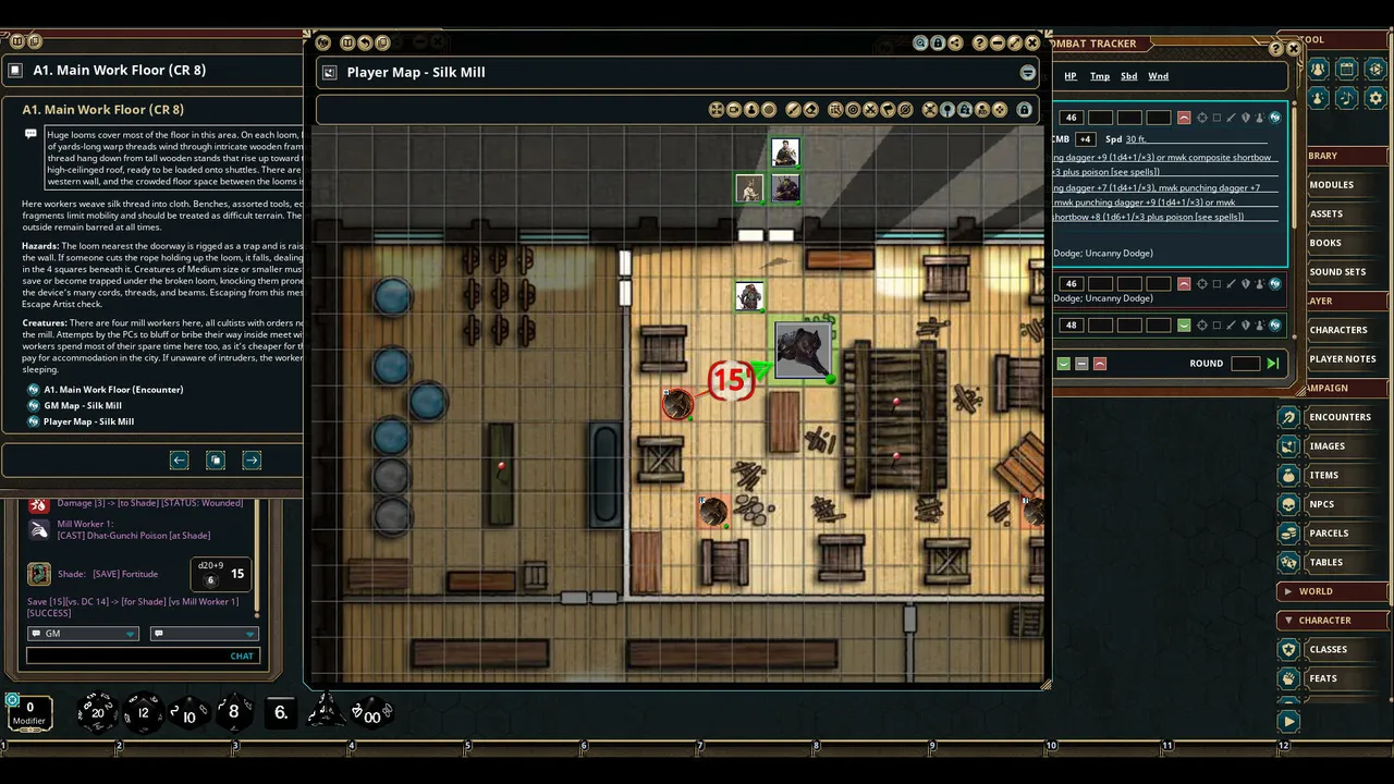 Fantasy Grounds - Pathfinder RPG - Pathfinder Module: Cult of the Ebon Destroyers Screenshot 3