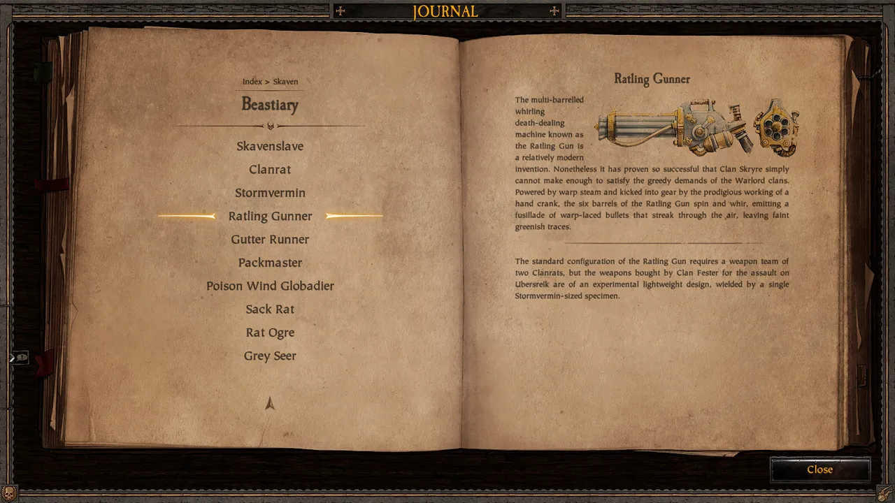 Warhammer: End Times - Vermintide Lorebook Screenshot 4
