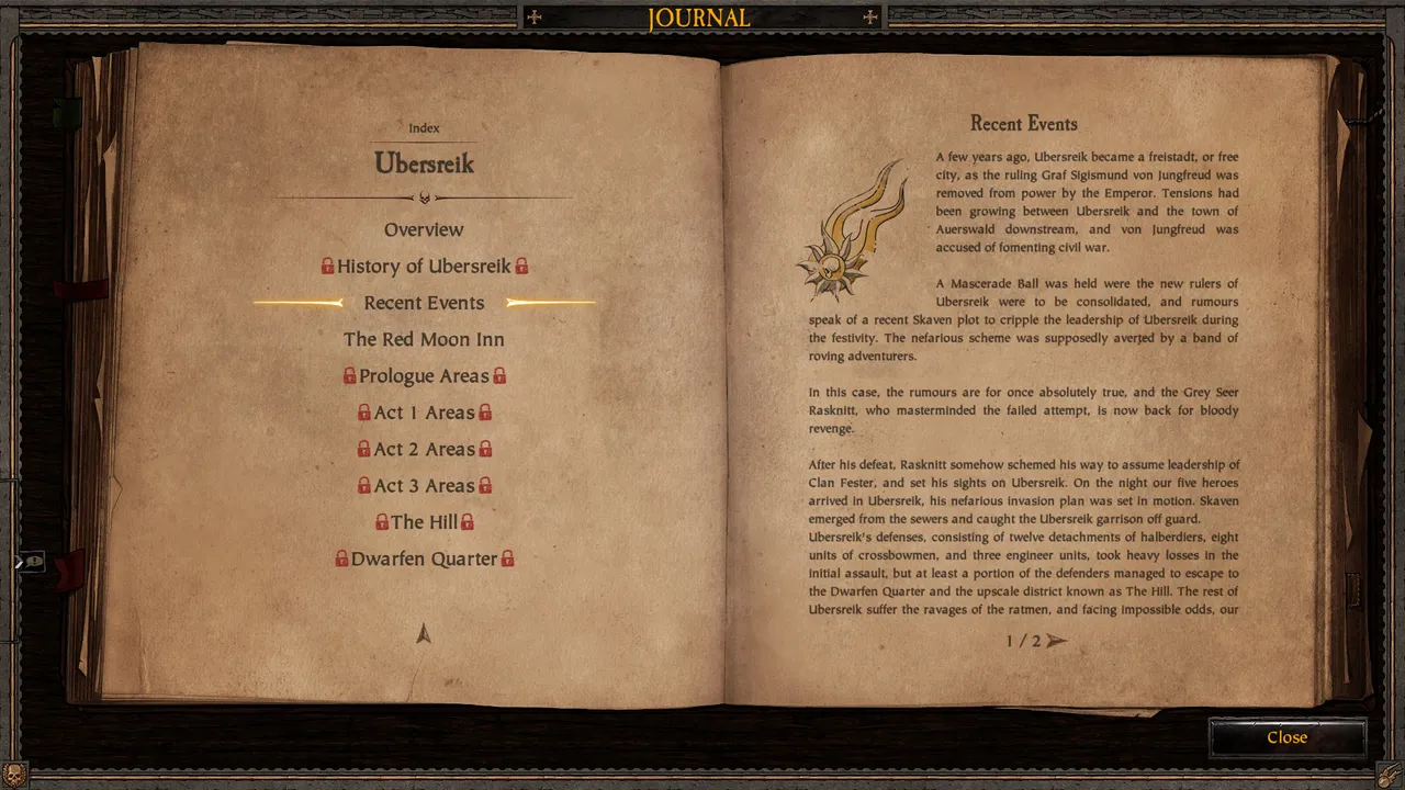 Warhammer: End Times - Vermintide Lorebook Screenshot 6