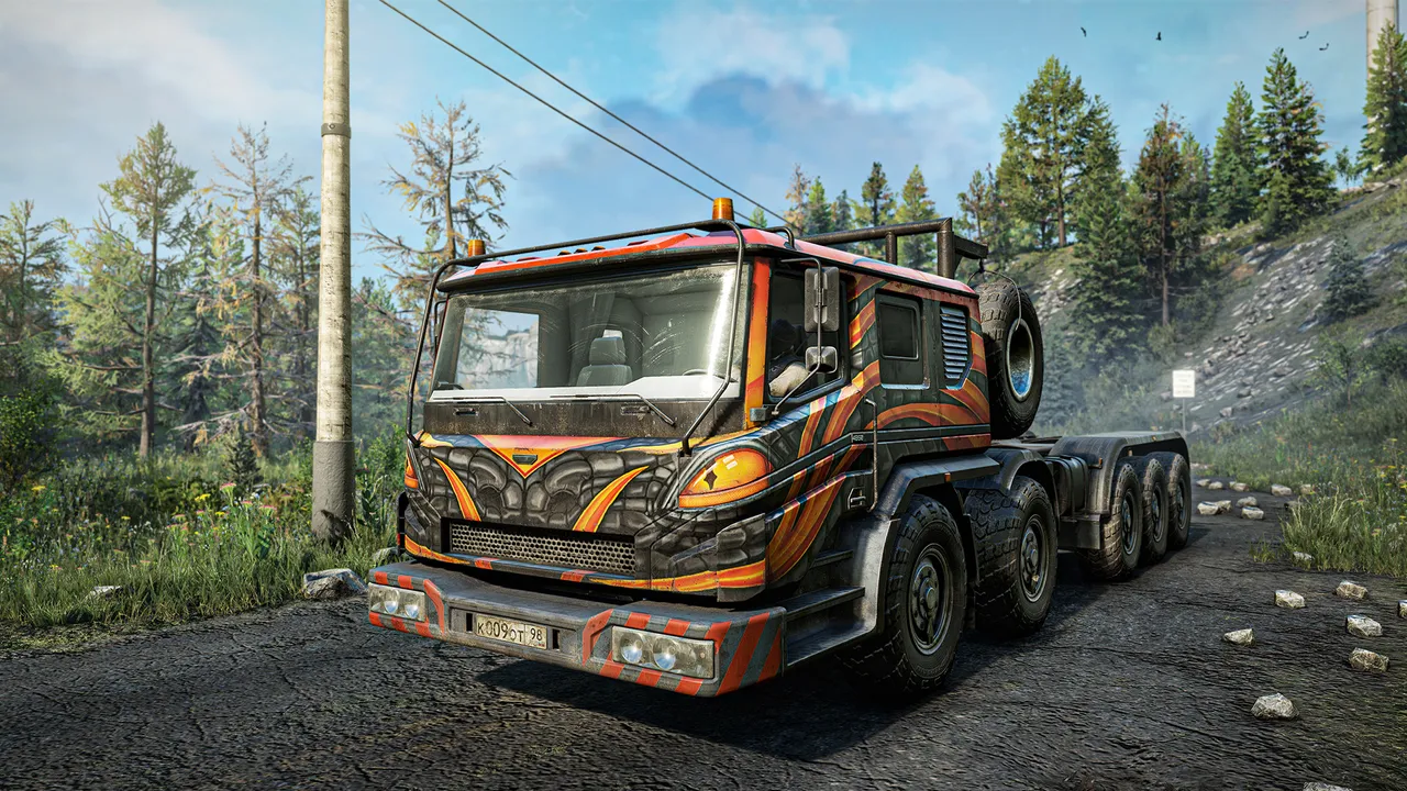 SnowRunner - Burning Bright Vinyl Wrap Pack Screenshot 1
