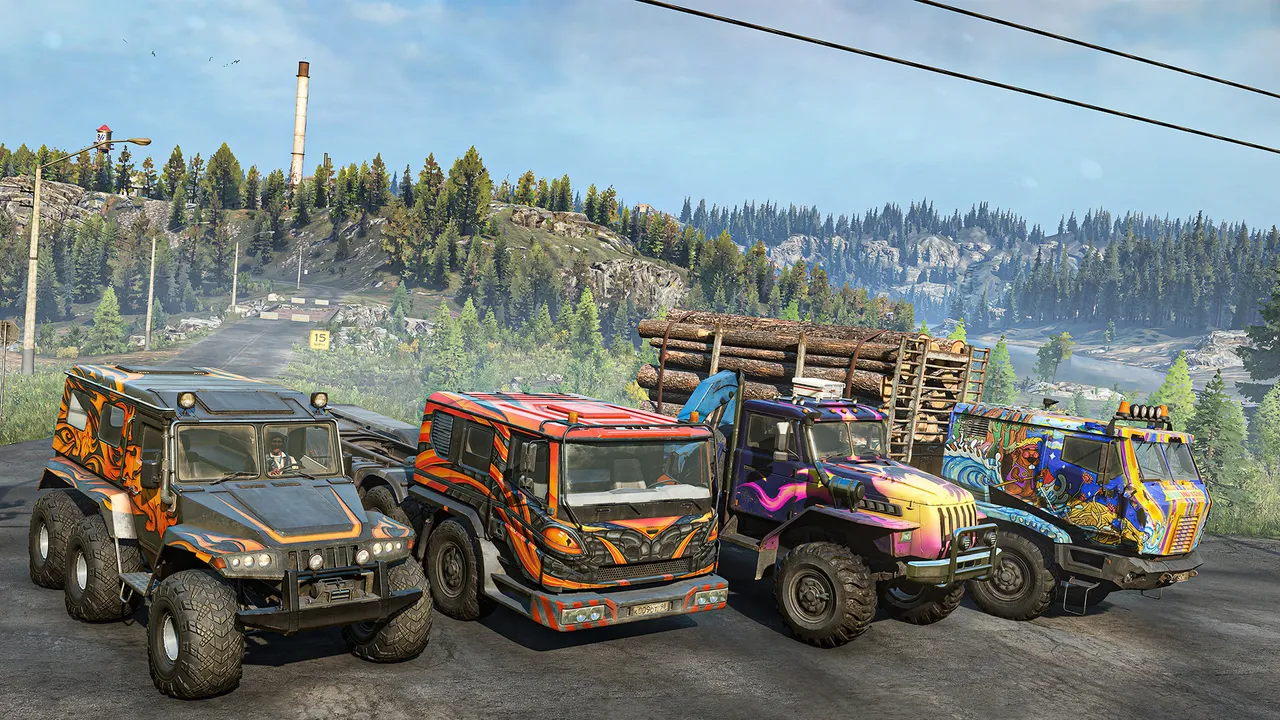SnowRunner - Burning Bright Vinyl Wrap Pack Screenshot 0
