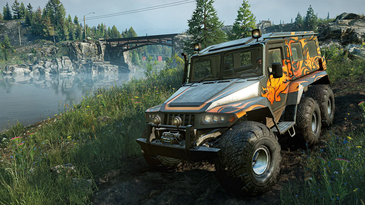 SnowRunner - Burning Bright Vinyl Wrap Pack Screenshot 4