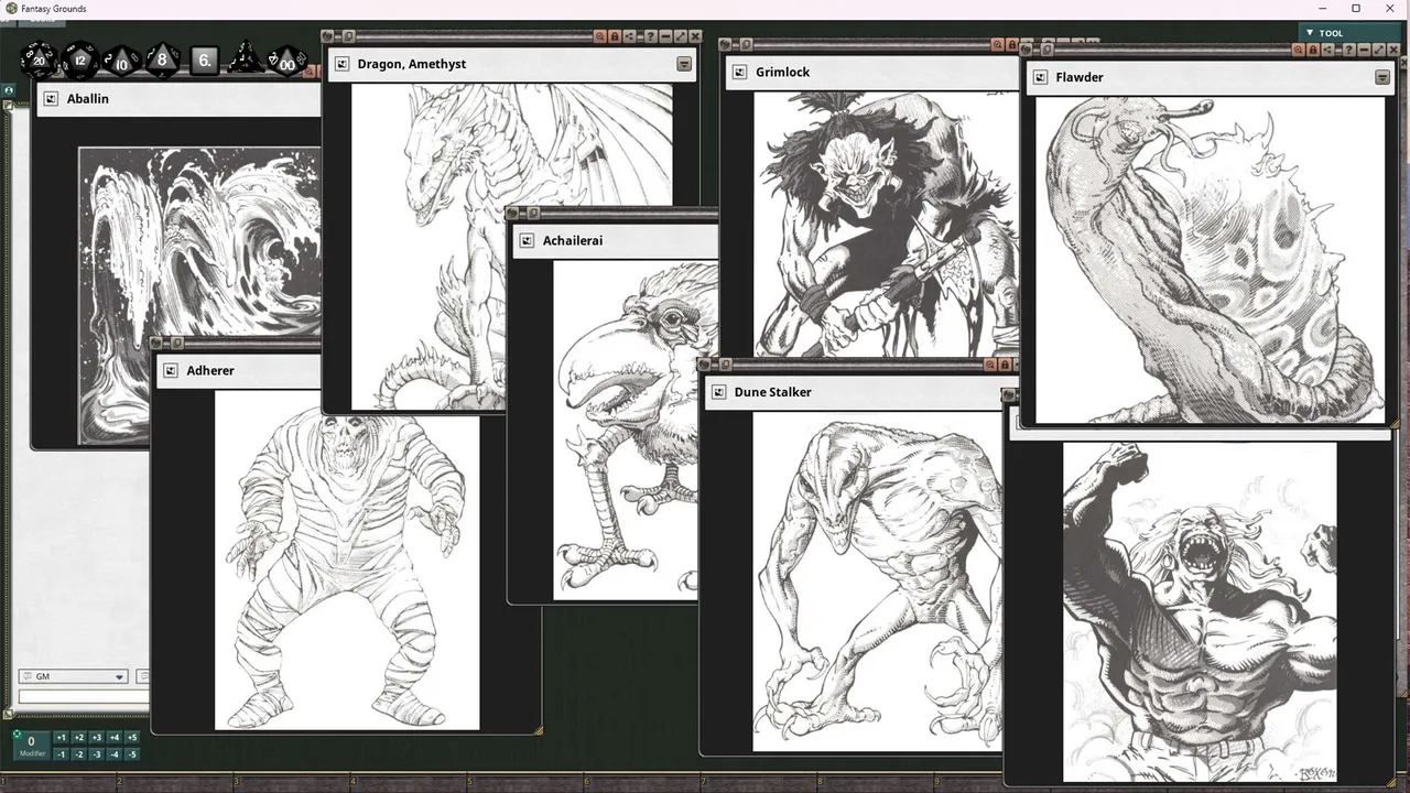 Fantasy Grounds - D&D Classics - MC14 Monstrous Compendium Fiend Folio Appendix (2E) Screenshot 0