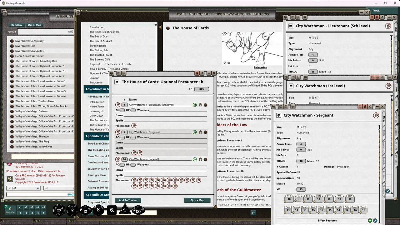 Fantasy Grounds - D&D Classics: Greyhawk Adventures (1E or 2E) Screenshot 4