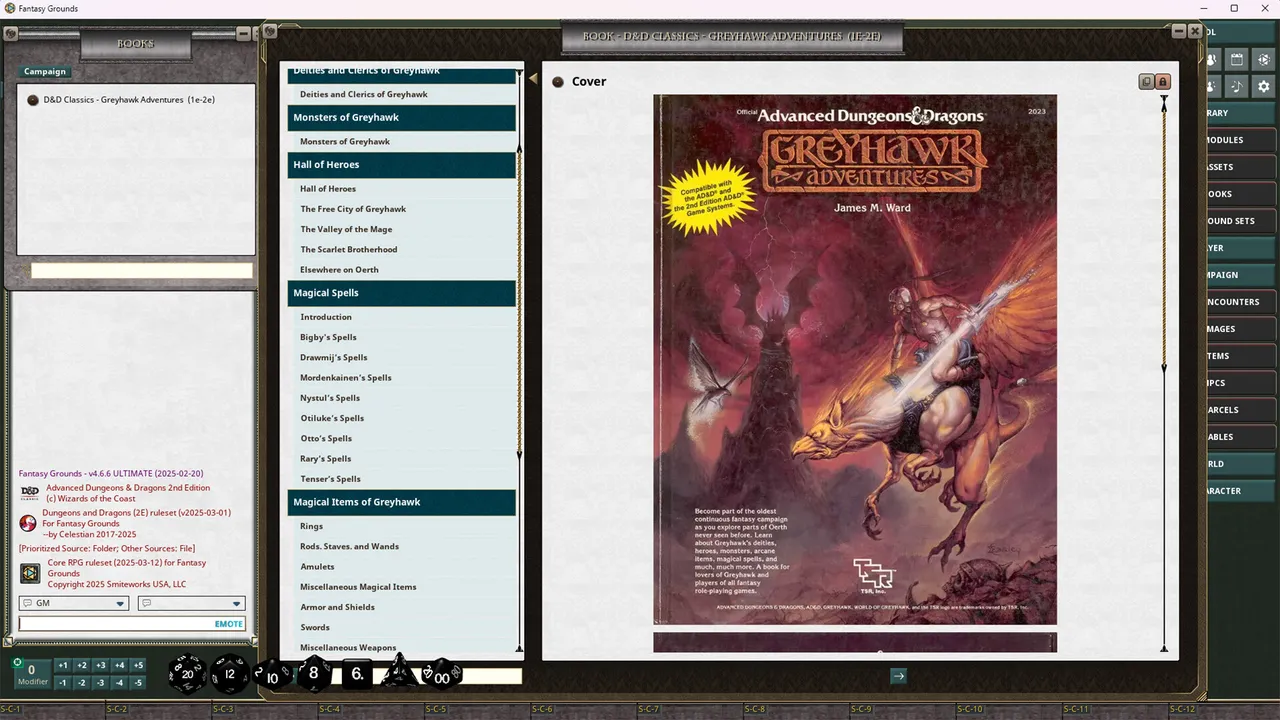 Fantasy Grounds - D&D Classics: Greyhawk Adventures (1E or 2E) Screenshot 0