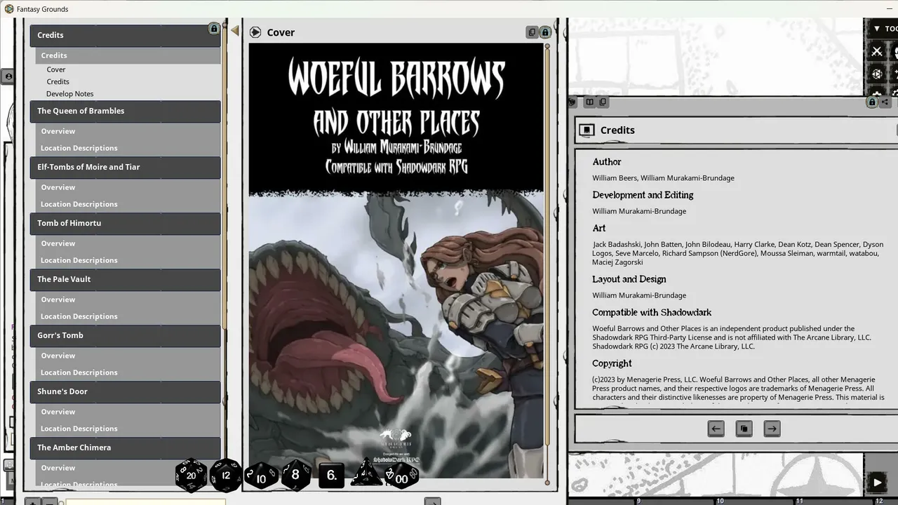 Fantasy Grounds - Woeful Barrows And Other Places for Shadowdark RPG Screenshot 2