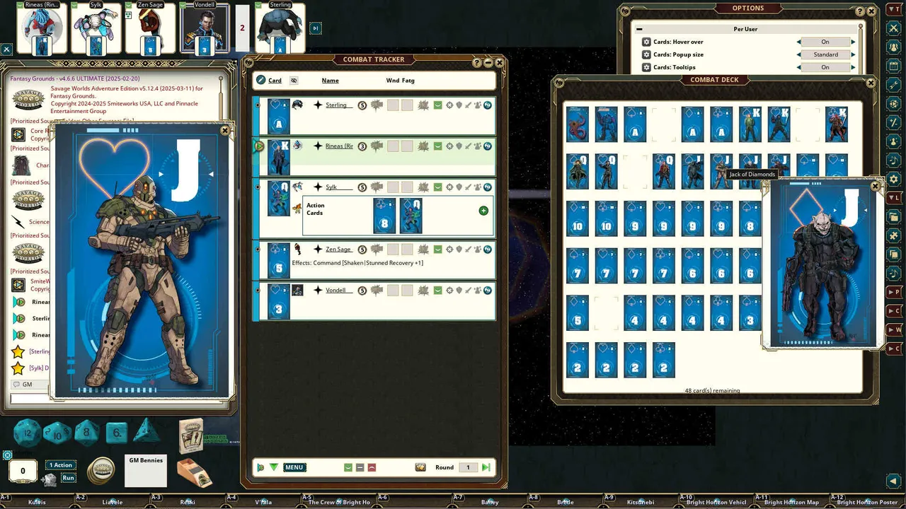 Fantasy Grounds - Starbreaker Action Deck Screenshot 1