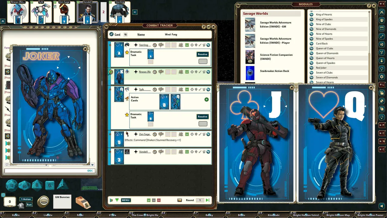 Fantasy Grounds - Starbreaker Action Deck Screenshot 2