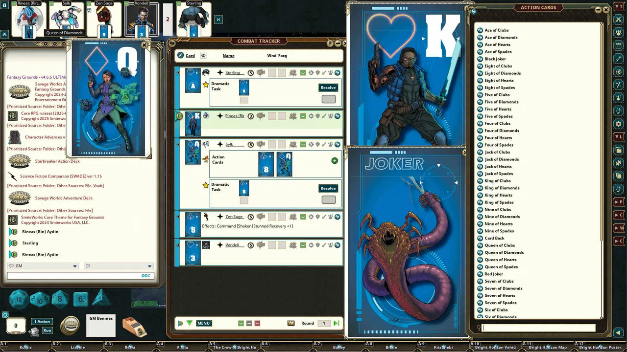 Fantasy Grounds - Starbreaker Action Deck Screenshot 4