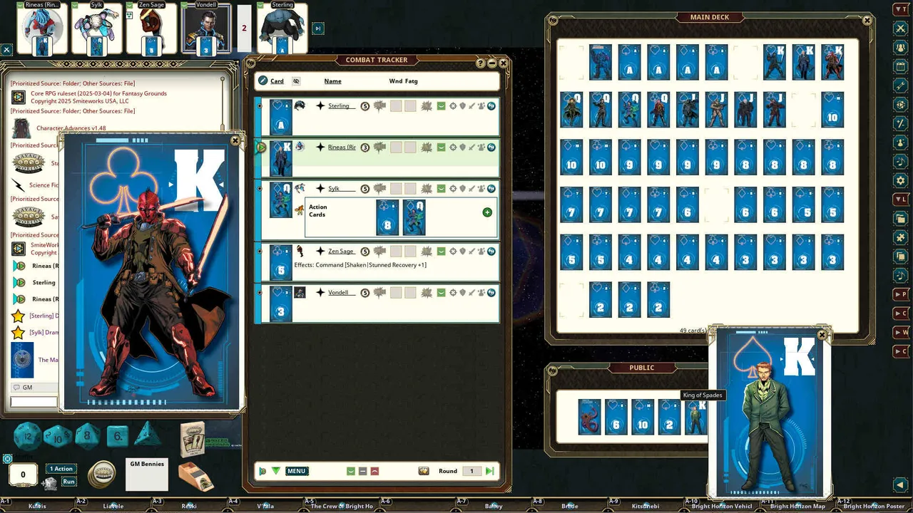 Fantasy Grounds - Starbreaker Action Deck Screenshot 3