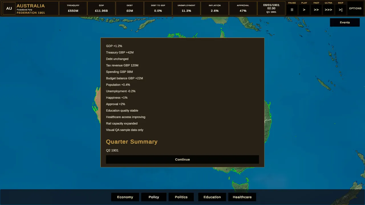 Australia: Federation 1901 Screenshot 3