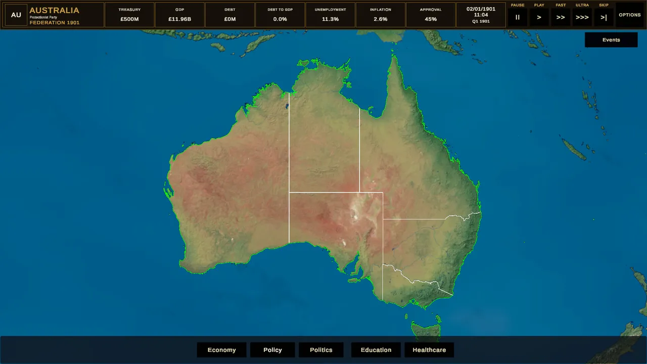 Australia: Federation 1901 Screenshot 0