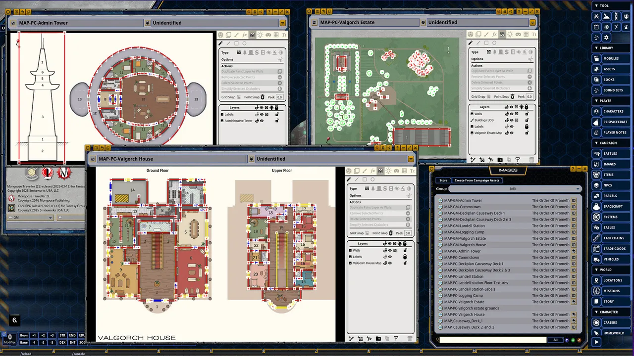 Fantasy Grounds - The Order of Prometheus Screenshot 2