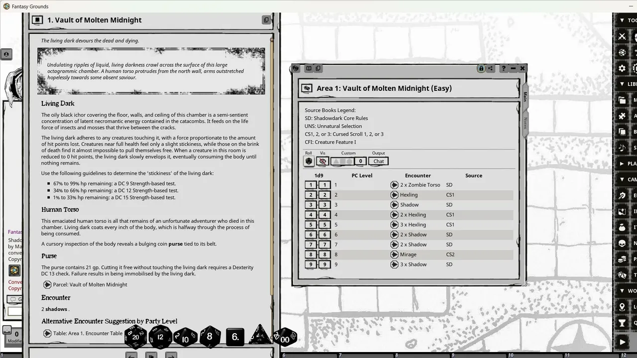 Fantasy Grounds - Riven Catacombs for Shadowdark RPG Screenshot 1