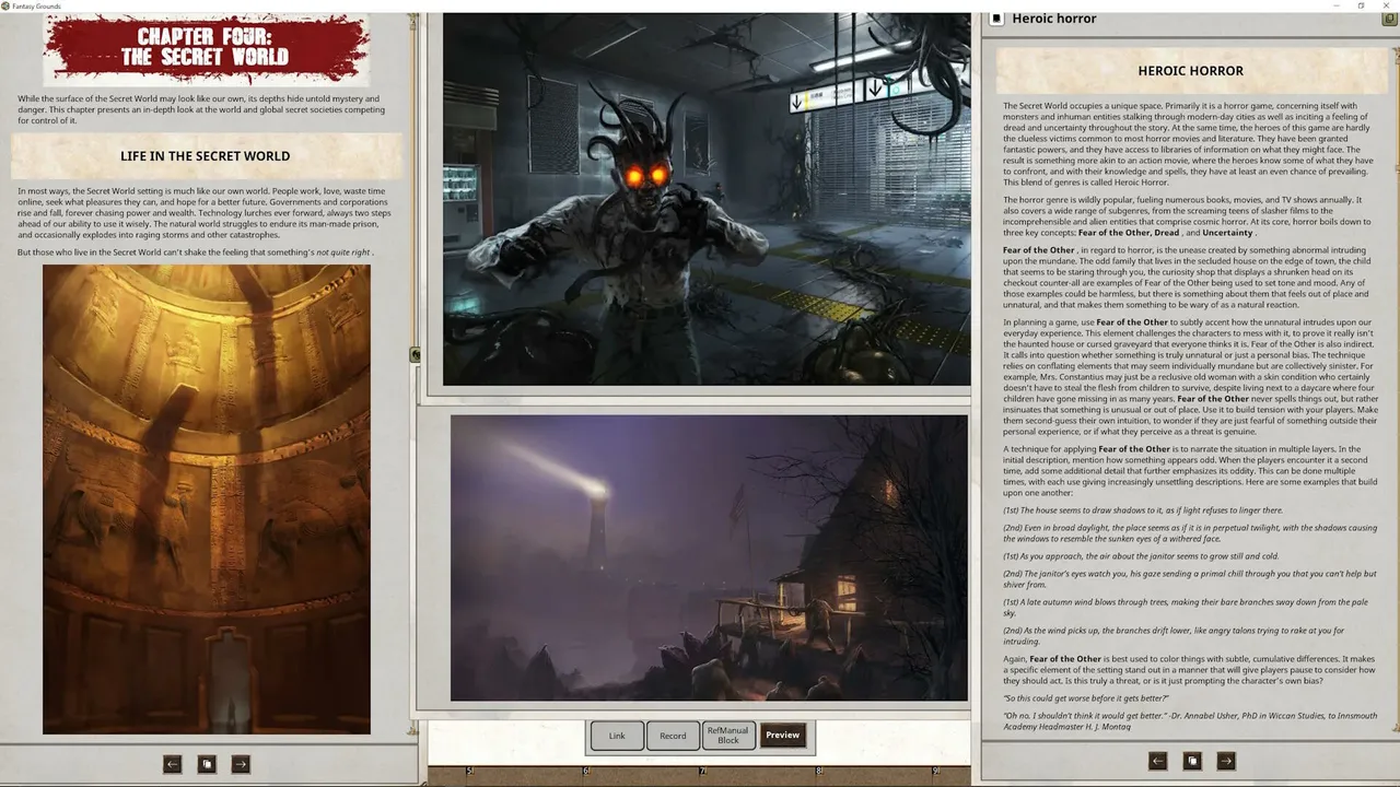 Fantasy Grounds - The Secret World - Savage Worlds Adventure Edition Screenshot 4
