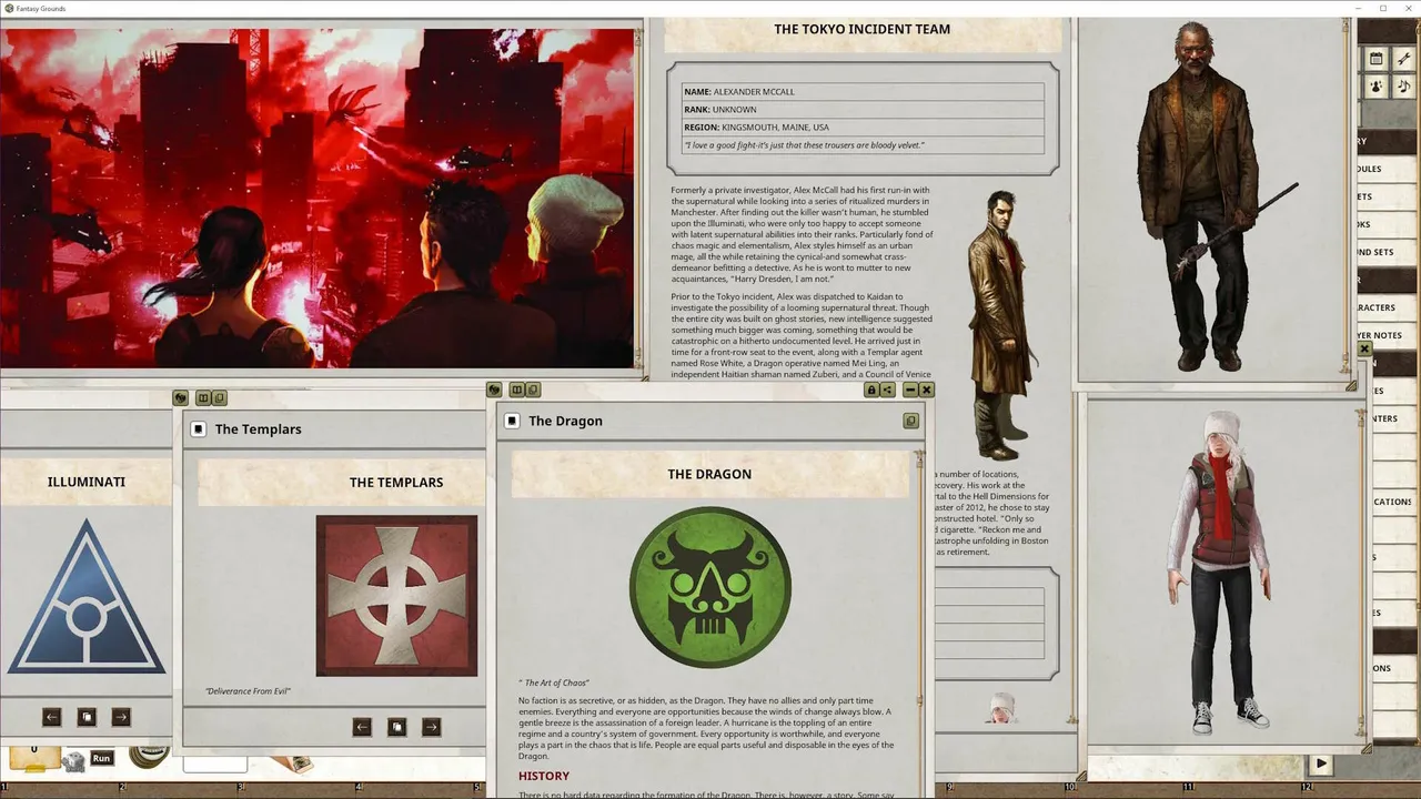 Fantasy Grounds - The Secret World - Savage Worlds Adventure Edition Screenshot 0