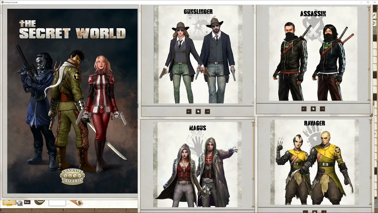 Fantasy Grounds - The Secret World - Savage Worlds Adventure Edition Screenshot 2