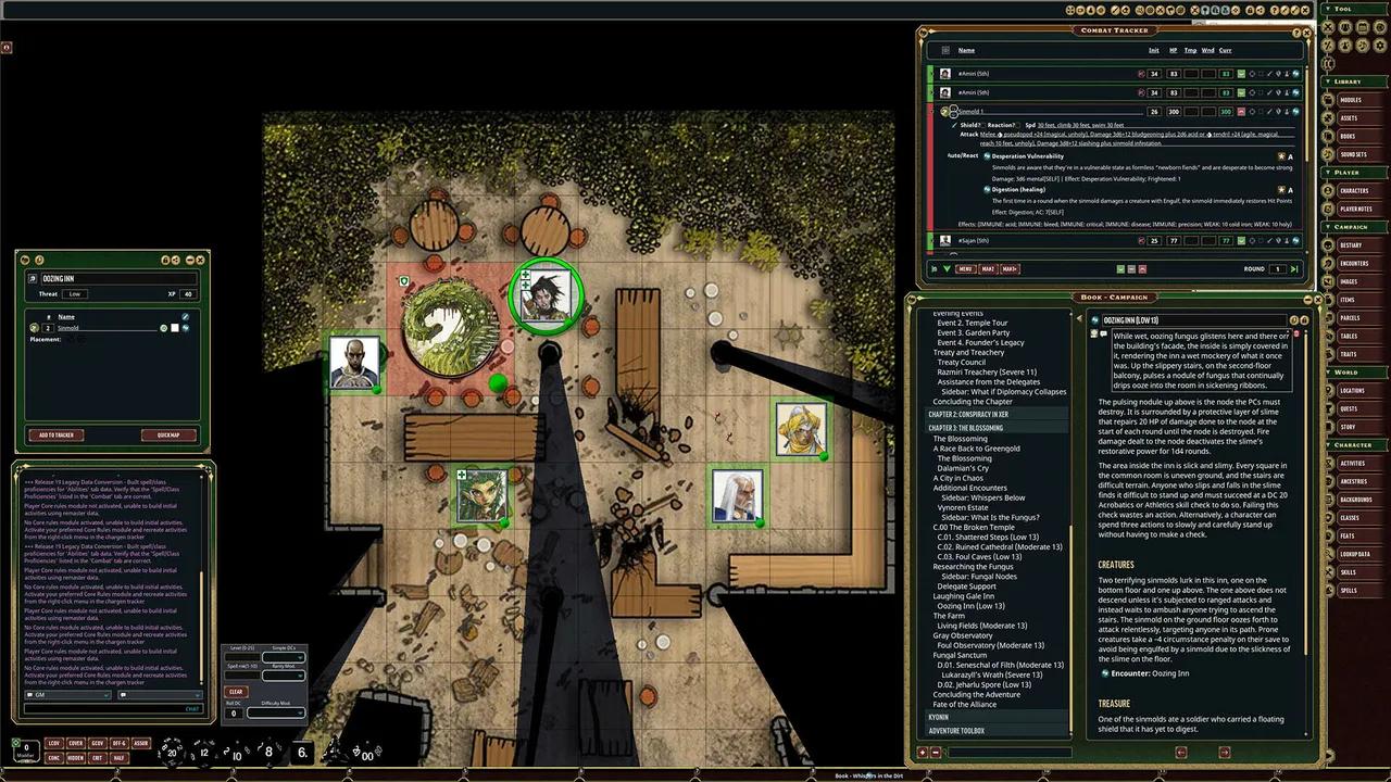 Fantasy Grounds - Pathfinder 2 - Whispers in the Dirt - Spore War 1 of 3 Screenshot 1