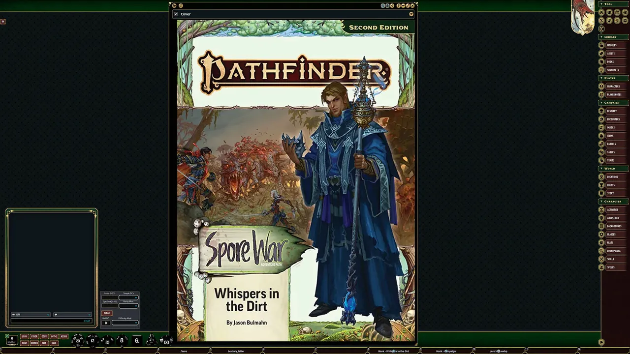Fantasy Grounds - Pathfinder 2 - Whispers in the Dirt - Spore War 1 of 3 Screenshot 0