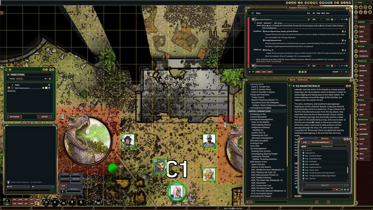 Fantasy Grounds - Pathfinder 2 - Whispers in the Dirt - Spore War 1 of 3 Screenshot 4
