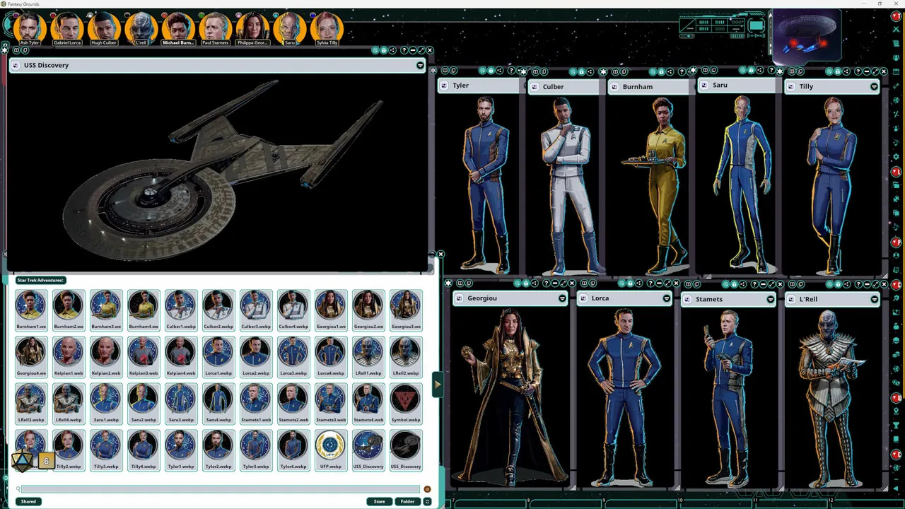 Fantasy Grounds - Star Trek Adventures: Discovery Season 1 Player Characters Screenshot 4