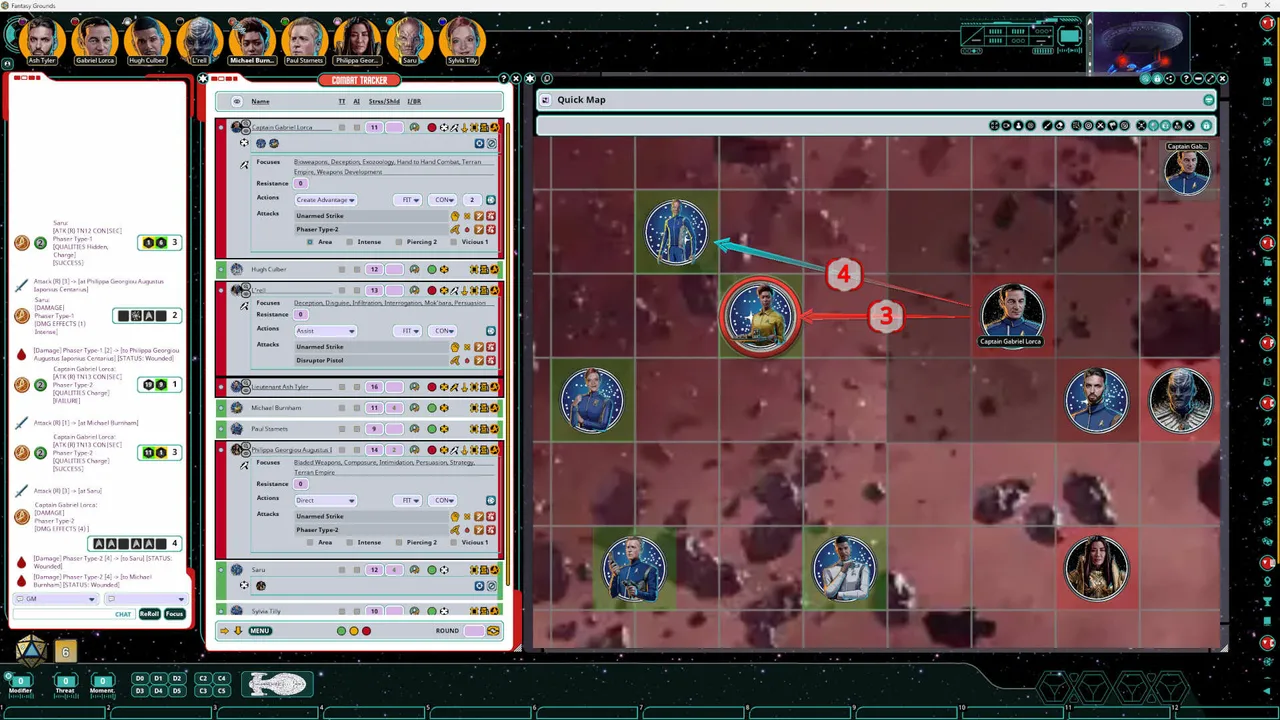 Fantasy Grounds - Star Trek Adventures: Discovery Season 1 Player Characters Screenshot 3