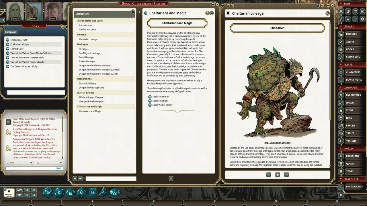Fantasy Grounds - Cheltarians and Molly Bundle Screenshot 4
