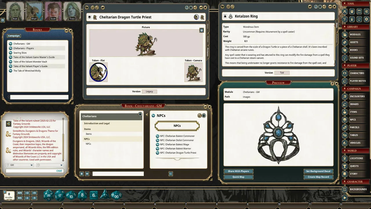 Fantasy Grounds - Cheltarians and Molly Bundle Screenshot 3